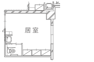 居室間取り図 Bタイプ イメージ